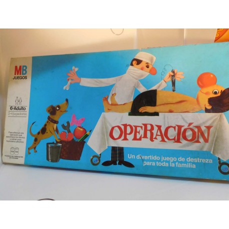 Juego Operación de MB. El original. 1981. Una joya.