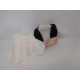 Ropita de Barriguitas original. Camisa, falda, chaleco y fajín.
