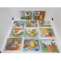 Lote de once minipuzzles Boga año 1969. Articulo típico de quiosco. nuevos.