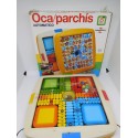 Juego de parchís y oca magnético de Chicos. Años 80 en caja.