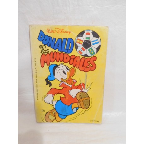 Tebeo especial Don Miki. Donald en los Mundiales. Montena. 1982.