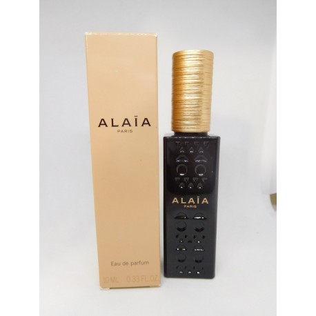 Miniatura Minitalla Alaia Paris. Eau de Parfum. 10 ml en caja.