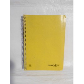 Cuaderno Centauro color una raya.  Espiral. Años 70-80.