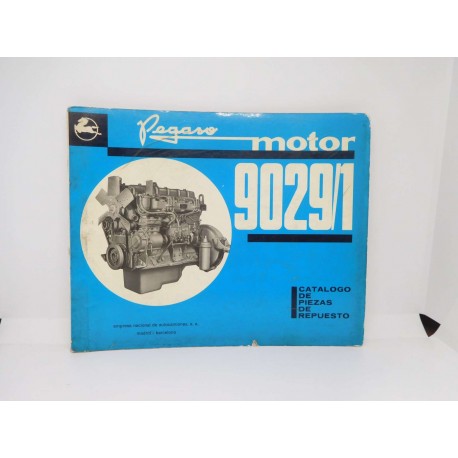 Magnifico catalogo de piezas de repuesto motor Pegaso 9029/1 1ª edicion 1969