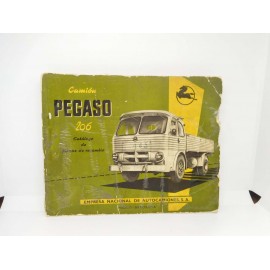 Magnifico catalogo de piezas de recambio del camión Pegaso 206 2ª edición 1960
