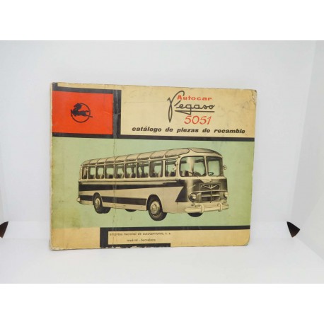 Magnifico catalogo de piezas de recambio del camión Pegaso 206 2ª edición 1960