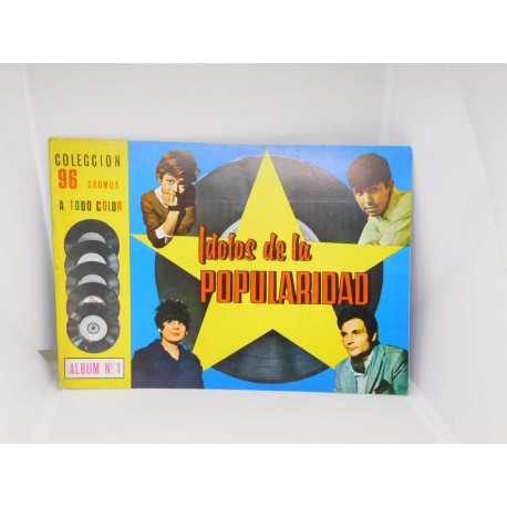 Álbum IDOLOS DE LA POPULARIDAD año 1967. Pipas Tostadero. Valencia.