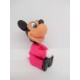 Antiguo muñeco de Mickey de goma con pinza. Años 70.
