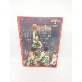 Cromo adhesivo Jordi Villacampa Gigantes del Basket años 80.