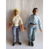 Figuras mego antiguas de la serie americana The Dukes of Hazzard El Sheriff Chiflado. Años 70.