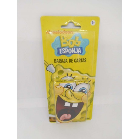 Baraja Fournier de Bob Esponja. Nueva en blister.