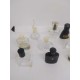 Lote de 17 miniaturas de perfume. Todas vacías.