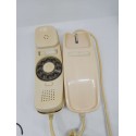 Teléfono antiguo. Modelo Gondola. Color crema. Años 70. Citesa.