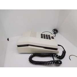 Teléfono antiguo. Modelo Teide. Color blanco. Años 80.