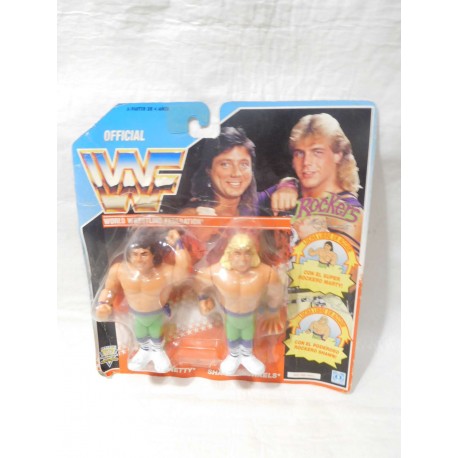 Pressing catch años 90 WWF Rockers en blister doble. año 1991. ref 1