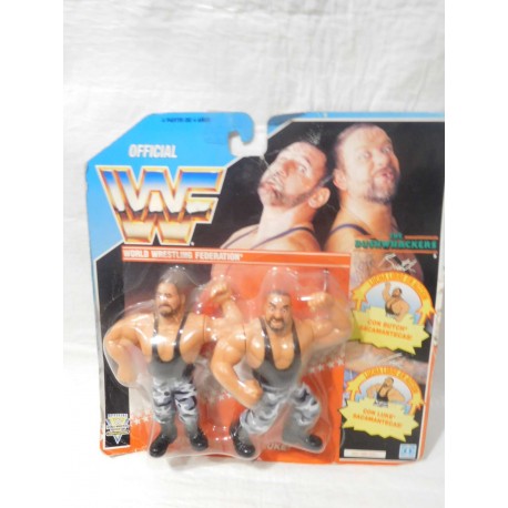 Pressing catch años 90 WWF Hermanos Sacamantecas en blister doble. año 1991. ref 1