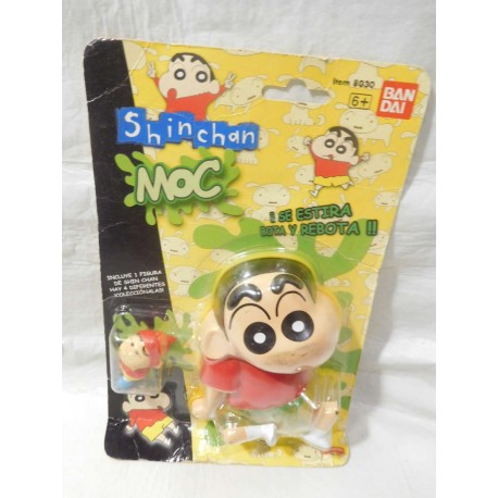 Blister Shinchan Moc de Bandai Ban dai con figura pvc caperucita