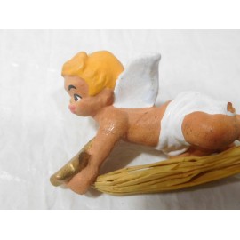 Figuras de bel&eacute;n Mirete en miniatura. A&ntilde;os 60. Sagrada Familia. Ver descripci&oacute;n.