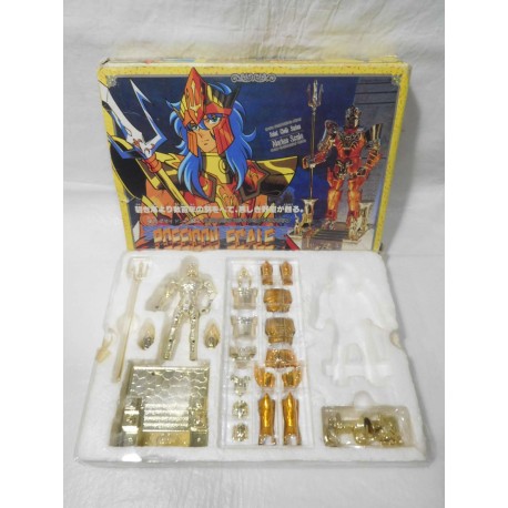 Caja de Boatleg Caballeros del Zodiaco. Poseidon Scale. Años 90. Muy difícil. Ver descripción.