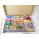 Juego de componentes electrónicos para hacer circuitos sin riesgo. Para niños. Ref 2