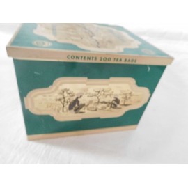 Bonita caja metálica antigua de Té Pompadour años 50-60