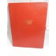Carpeta Saro modelo 30. En color rojo bermellón. Un clásico de los 80-90.
