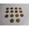 Lote de 14 monedas Ruta del Tesoro de 1.000 reales. Cefa.