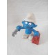 Figura pvc Pitufo fontanero. 1983. Schleich.