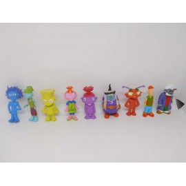Lote 9 figuras pvc de Los Lunnis Los lunis. Televisión Española.