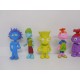 Lote 9 figuras pvc de Los Lunnis Los lunis. Televisión Española.