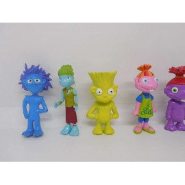 Lote 9 figuras pvc de Los Lunnis Los lunis. Televisi&oacute;n Espa&ntilde;ola.