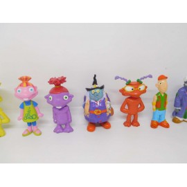 Lote 9 figuras pvc de Los Lunnis Los lunis. Televisi&oacute;n Espa&ntilde;ola.