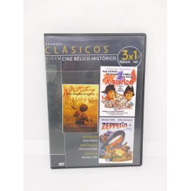 DVD Película Waterloo. Gettysburg. Zeppelin. Grandes clásicos. Cine bélico-histórico.