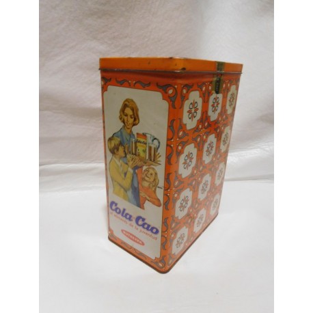 Lata antigua años 60 de Cola cao Colacao para aperitivos. Muy rara. Vintage.