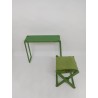 Mesa y silla de la tienda de operaciones especiales. Geyperman