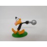 Figura del pato Lucas con peana. Croco.