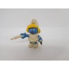 Figura pvc de Pitufina enfermera. Bootleg.