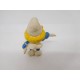 Figura pvc de Pitufina enfermera. Bootleg.