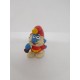 Figura pvc de Papa pitufo Santa Claus. Bootleg.