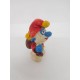 Figura pvc de Papa pitufo Santa Claus. Bootleg.