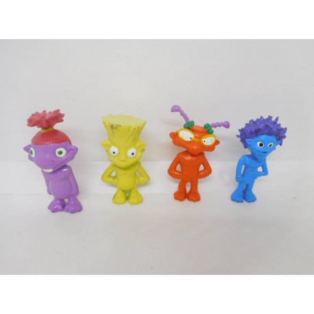 Lote de 4 figuras de Los Lunnis. Lunis.