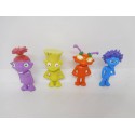 Lote de 4 figuras de Los Lunnis. Lunis.