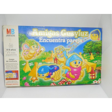 Juego de mesa Amigos Gusyluz encuentra parejas. MB. 1985.