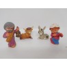 Figuras Sagrada Familia Cabezones Pech. Versión figura pequeña. Años 60.