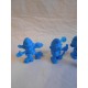 Lote de 7 figuras pitufos Peyo 1983 diferentes premium de algun pastelito Phoskitos