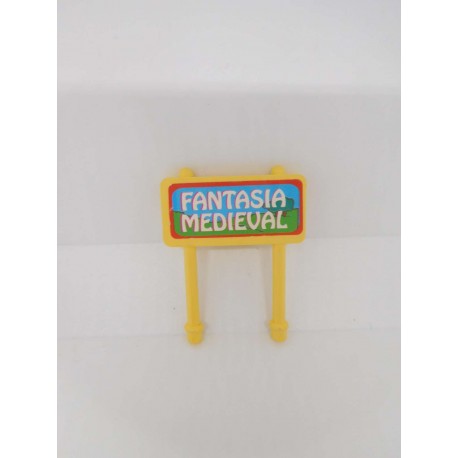 Pin y Pon pieza cartel Fantasía Medieval