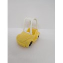 Pieza complemento Pin y Pon años 80.  Coche de policía con cubierta.