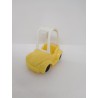 Pieza complemento Pin y Pon años 80.  Coche de policía con cubierta.