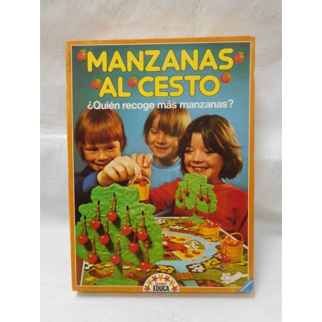 Juego años 70. Educa. Manzanas al cesto.