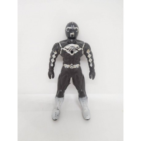 Figura Power Ranger negro. Bootleg.